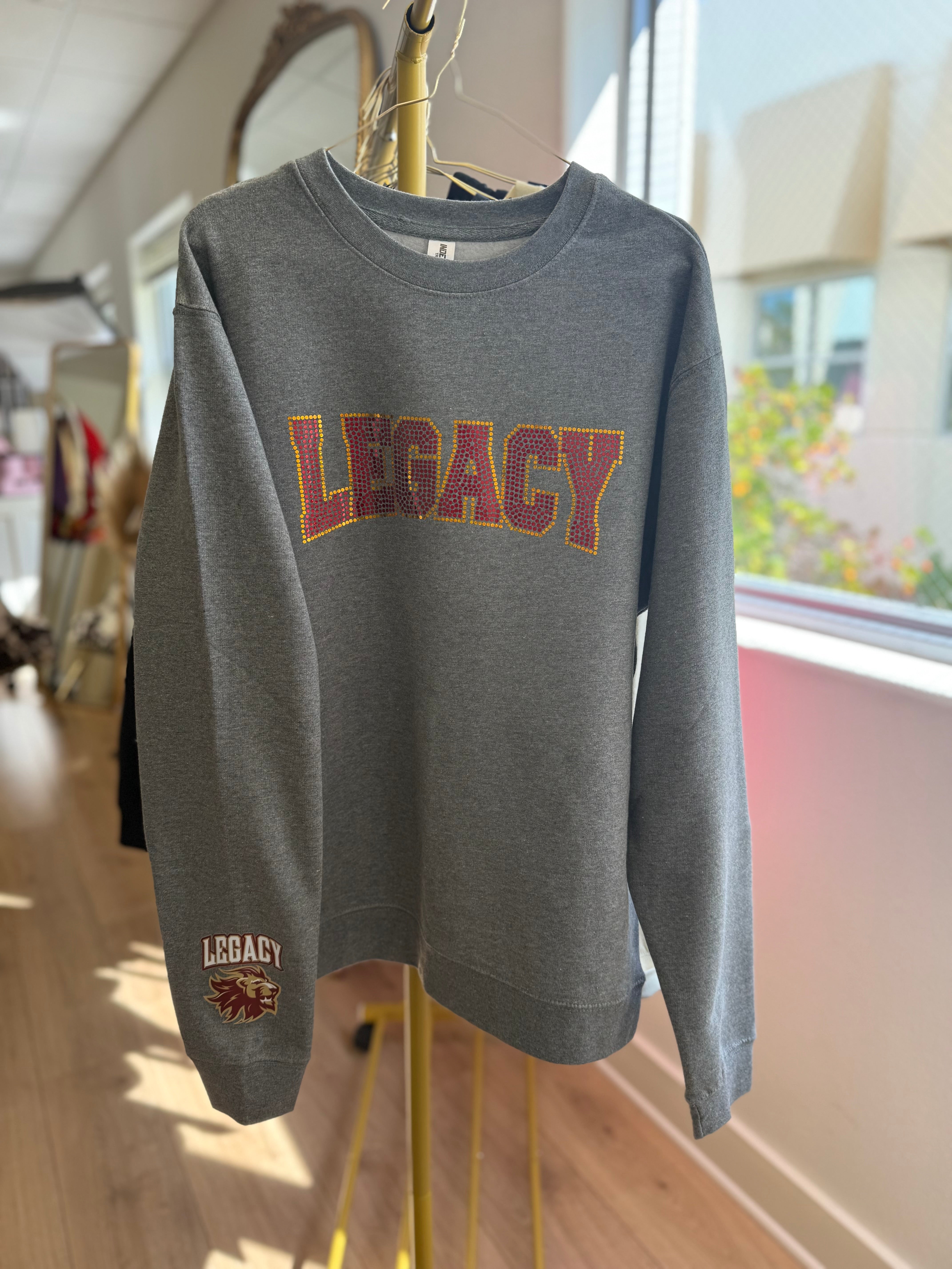 Legacy Bling + 1 sleeve Sweatshirt